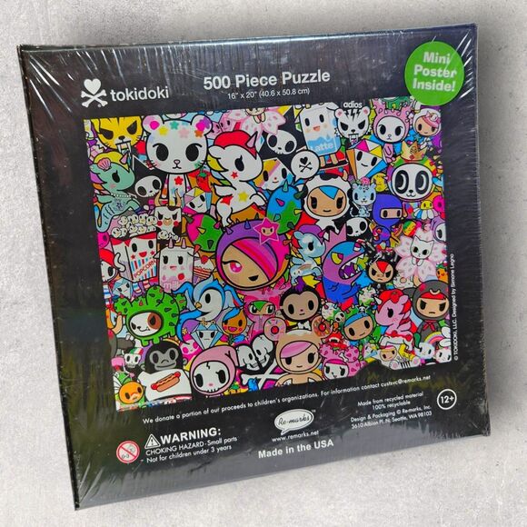 Tokidoki All Stars 500 Pc Puzzle Re-Marks Rare NIB Pop Art Collectible Kawaii - Picture 2 of 3
